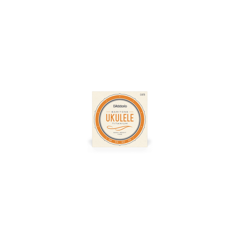 D'ADDARIO UKULELE BARITON TITANIUM EJ87B
