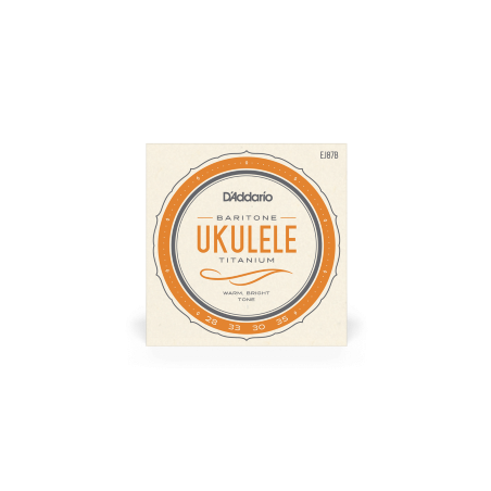 D'ADDARIO UKULELE BARITON TITANIUM EJ87B