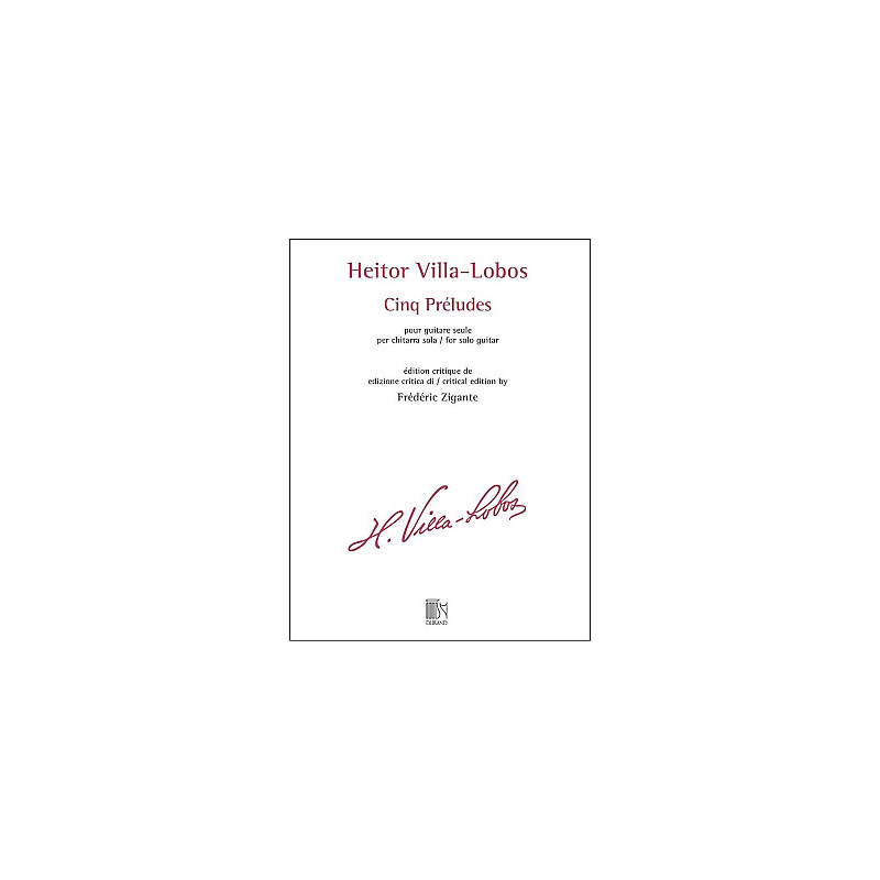 VILLA LOBOS 5 PRELUDES DF01657800