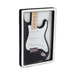 MAGNET MDF GUITARE STRATOCASTER NOIR M1090
