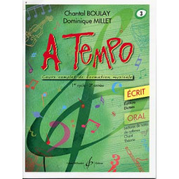 BOULAY A TEMPO VOLUME 3 ECRIT