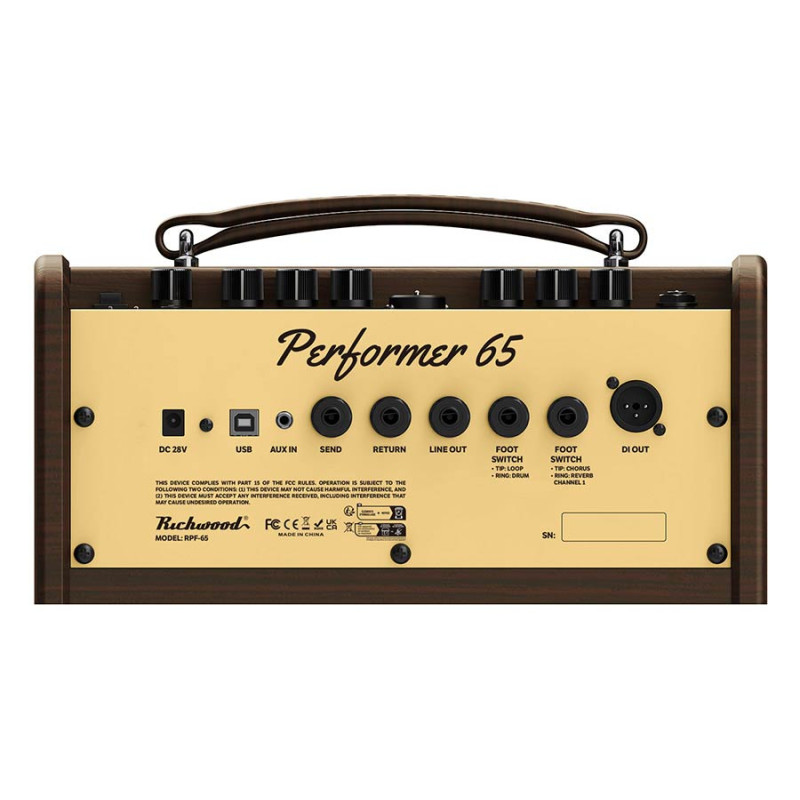 AMPLI RICHWOOD PERFORMER 65 60WATTS