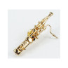 PIN'S 3D BASSON PLAQUE OR 6cm B8013