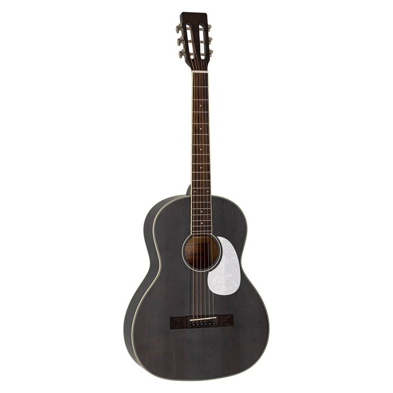 GUITARE FOLK RICHWOOD HERITAGE SERIE PARLOR TABLE EN CEDRE MASSIF NOIRE HSP-35-MBK