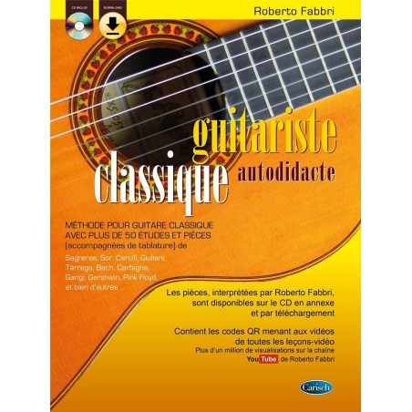 FABBRI GUITARISTE CLASSIQUE AUTODIDACTE
