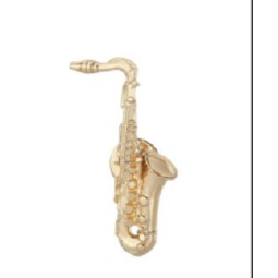 PIN'S SAXOPHONE METAL DORE