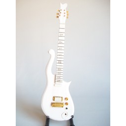 MINIATURE GUITARE PRINCE NUAGE BLANC 27CM