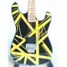 MINIATURE GUITARE VAN HALEN JAUNE 27CM