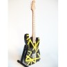 MINIATURE GUITARE VAN HALEN JAUNE 27CM