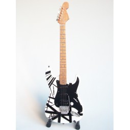 MINIATURE GUITARE VAN HALEN BLANCHE 27CM