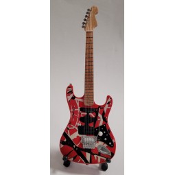 MINIATURE GUITARE VAN HALEN ROUGE 27CM