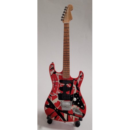 MINIATURE GUITARE VAN HALEN ROUGE 27CM