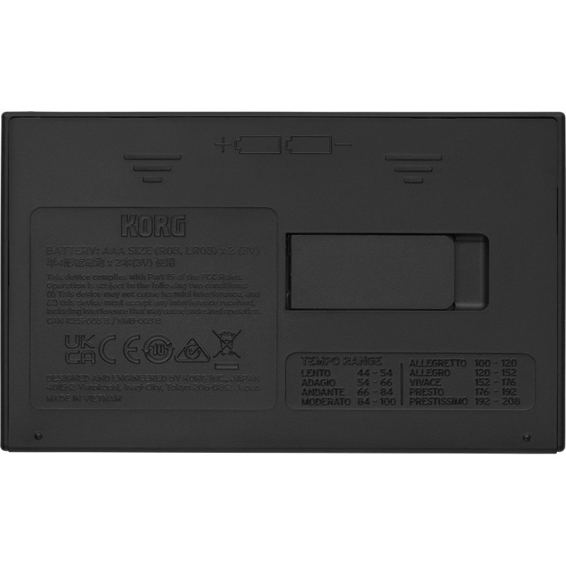 ACCORDEUR METRONOME KORG TM-1 NOIR