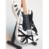 MINIATURE GUITARE VAN HALEN BLANCHE 27CM