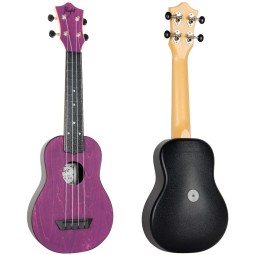 UKULELE FLIGHT SOPRANO TRAVEL VIOLET TUS-35-PP
