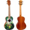UKULELE FLIGHT CONCERT JUNGLE AVEC HOUSSE AUC-33-JUNGLE