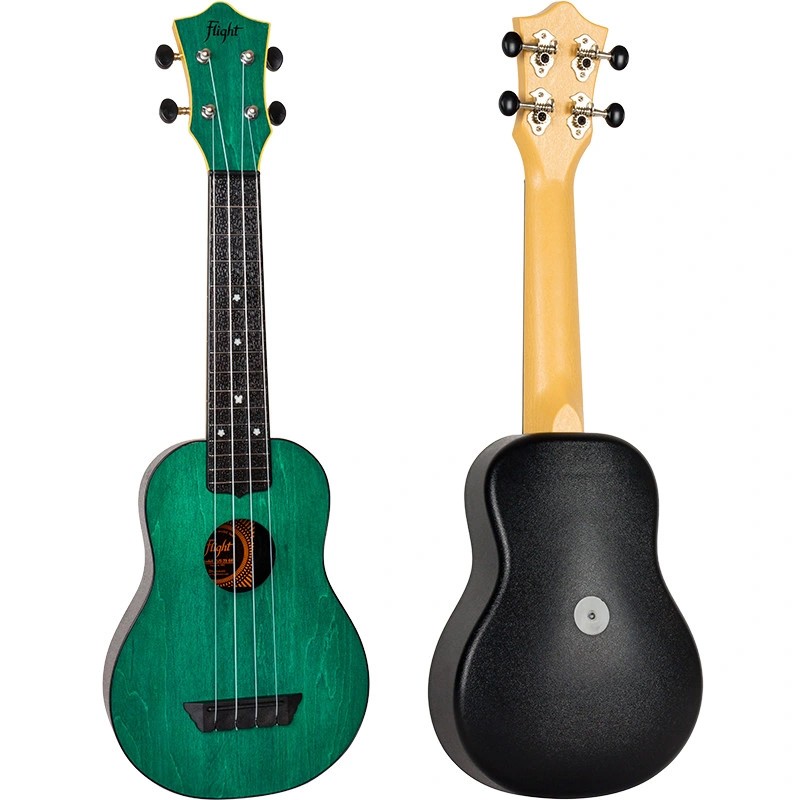 UKULELE FLIGHT SOPRANO TRAVEL VERT TUS-35-GB
