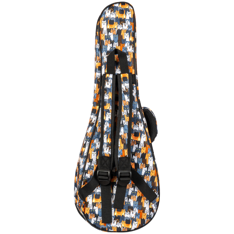 HOUSSE UKULELE CONCERT GIG BAG CAT 15MM FUB-C-CATS