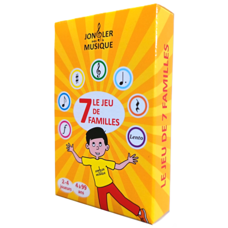 JEU DES 7 FAMILLES JONGLER AVEC LA MUSIQUE