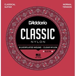 D'ADDARIO CLASSIQUE NYLON NORMAL TENSION JEU EJ27N