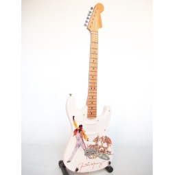 MINIATURE GUITARE ELECTRIQUE QUEEN TRIBUTE 27CM