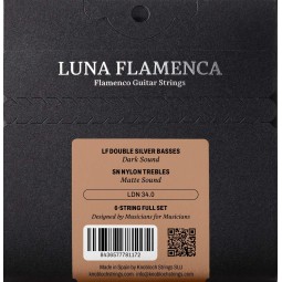 KNOBLOCH FLAMENCO LUNA FLAMENCA NYLON MEDIUM HIGH TENSION LDN 34.0 