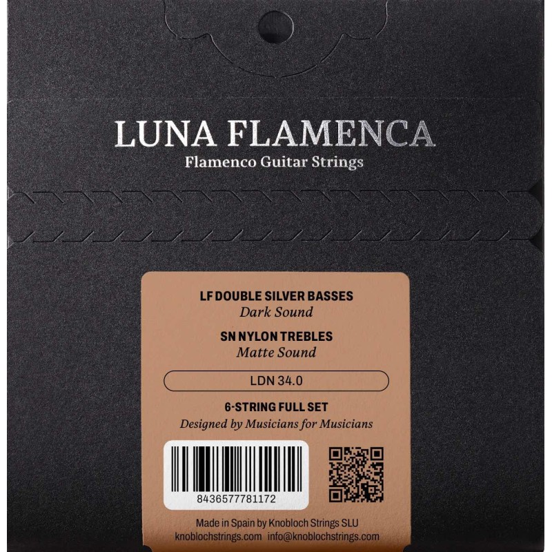 KNOBLOCH FLAMENCO LUNA FLAMENCA NYLON MEDIUM HIGH TENSION LDN 34.0 
