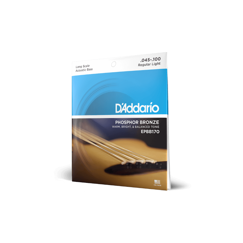 D'ADDARIO BASSES ACOUSTIQUE BRONZE 45-100 EPBB170