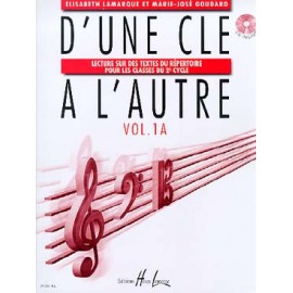 LAMARQUE D' UNE CLE A L' AUTRE 1A (PARTITION+CD)