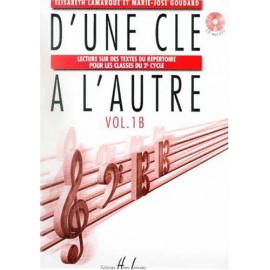 LAMARQUE D' UNE CLE A L' AUTRE 1B (PARTITION+CD)