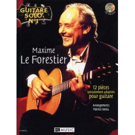 GUITARE SOLO N°1 MAXIME LE FORESTIER + CD (PACK PARTITION CD)