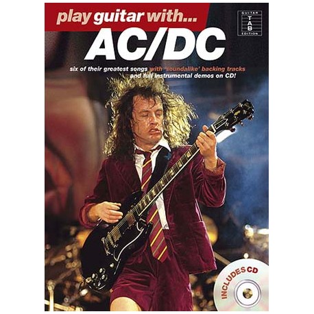 PLAY GUITAR WITH ACDC GREATEST SONGS +CD (PACK PARTITION + CD)