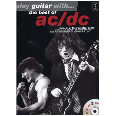 PLAY GUITAR WITH ACDC BEST OF +CD (PACK)