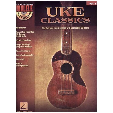 UKE CLASSICS PLAY ALONG 2 HL00701452 (PACK PARTITION + CD)