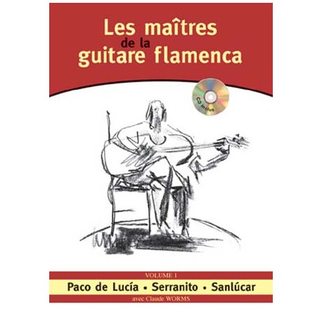 WORMS LES MAITRES DE LA GUITARE FLAMENCA 1 (PACK PARTITION+CD)