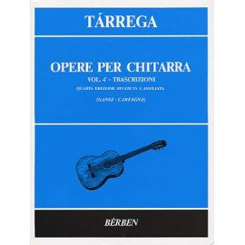 TARREGA OEUVRES COMPLETES 4 BE1534
