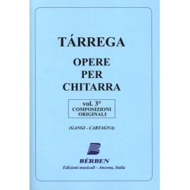 TARREGA OEUVRES COMPLETES 3 BE1533