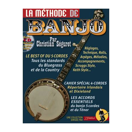 SEGURET METHODE DE BANJO (PACK PARTITION + CD)