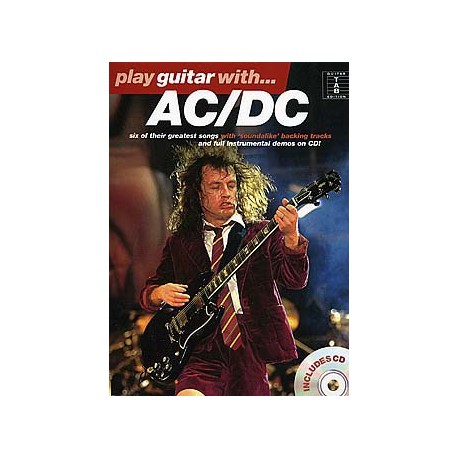 PLAY GUITAR WITH ACDC GREATEST SONGS AM955900 (PACK PARTITION+CD)