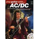 PLAY GUITAR WITH ACDC GREATEST SONGS AM955900 (PACK PARTITION+CD)