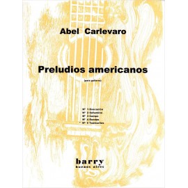 CARLEVARO PRELUDIOS AMERICANOS 5 TAMBORILES BBA4018