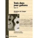 De LHOYER  3 DUOS POUR GUITARES OPUS 31  EB1789 