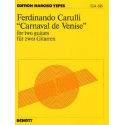 CARULLI CARNAVAL DE VENISE GA616