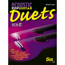 LANGER ACOUSTIC POP GUITAR DUETS + CD  D872