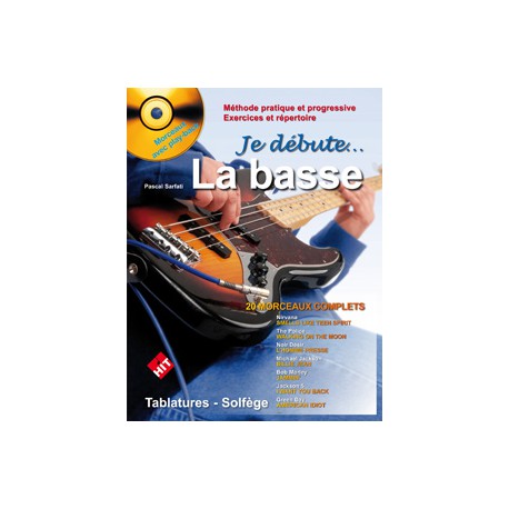SARFATI JE DEBUTE LA BASSE (PACK PARTITION+CD)