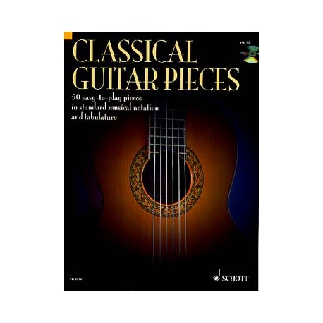 CLASSICAL GUITAR PIECES 50 EASY TO PLAY ED9710