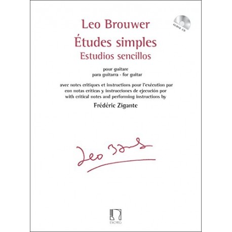 BROUWER ETUDES SIMPLES 3EME SERIE 11 A 15 ZIGANTE
