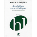 KLEYNJANS 6 VARIATIONS CARACTERISTIQUES  HL29488