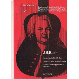 BACH SUITE LUTH N°4 BWV1006A SY2217