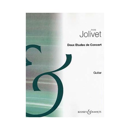 JOLIVET DEUX ETUDES DE CONCERT BH4000107